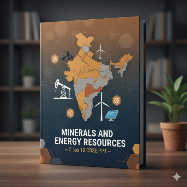 ⛏️ Geography – Chapter 5: Minerals and Energy Resources (Class 10 CBSE PPT)